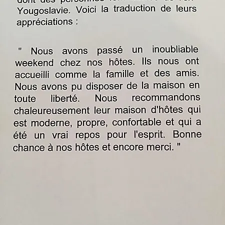 Bed & Breakfast Chez Marlyse-chambres Et Table D'hotes Saint-Maurice-sur-Moselle